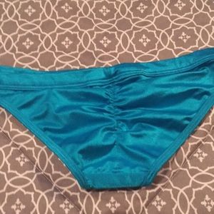 Turquoise bikini bottom with cheeky back like new